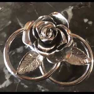 Vintage Coro Floral Pin